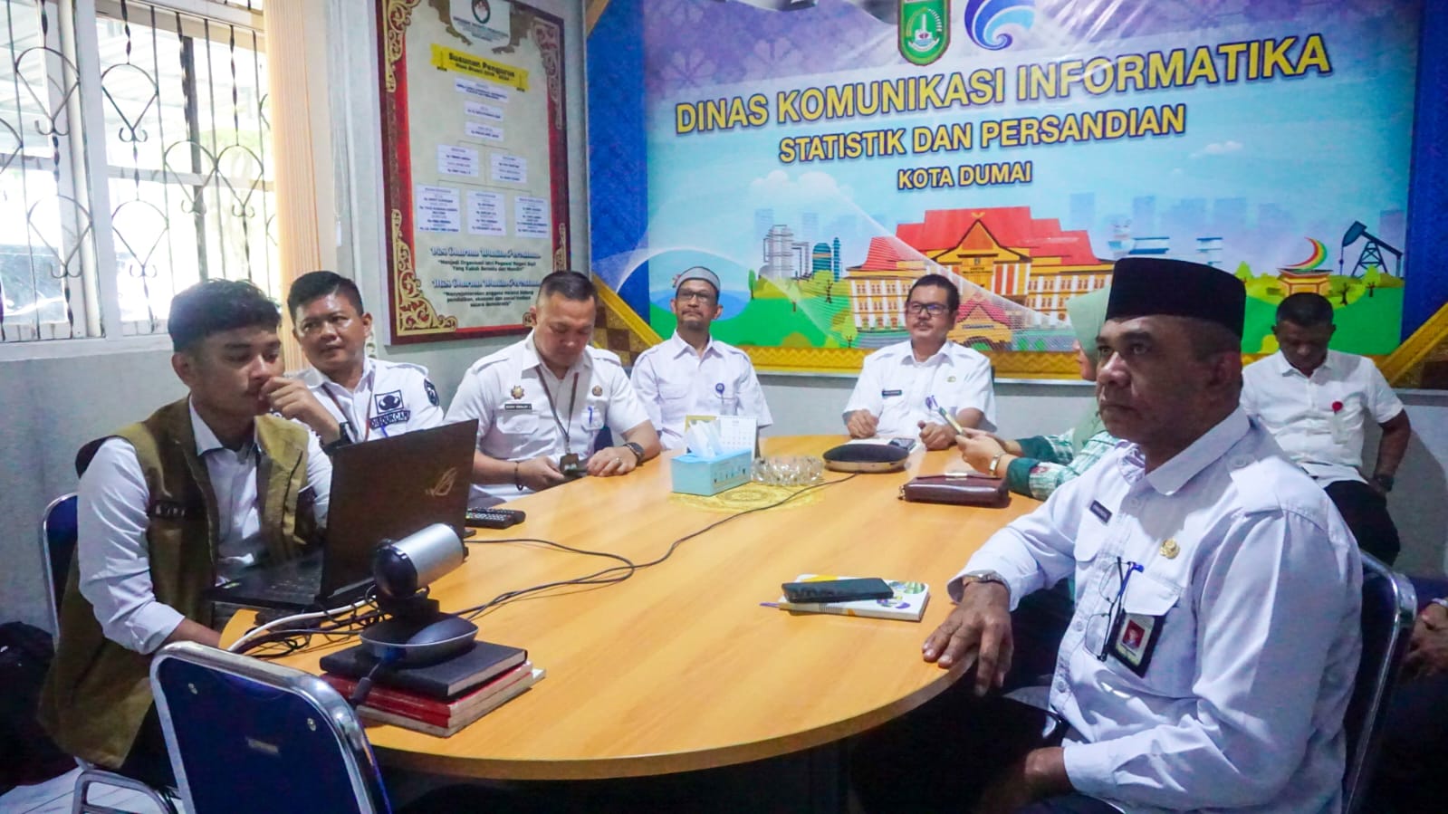 Sekdako Ikuti Zoom Meeting Survei Penilaian Integritas Tahun 2023 Oleh KPK RI