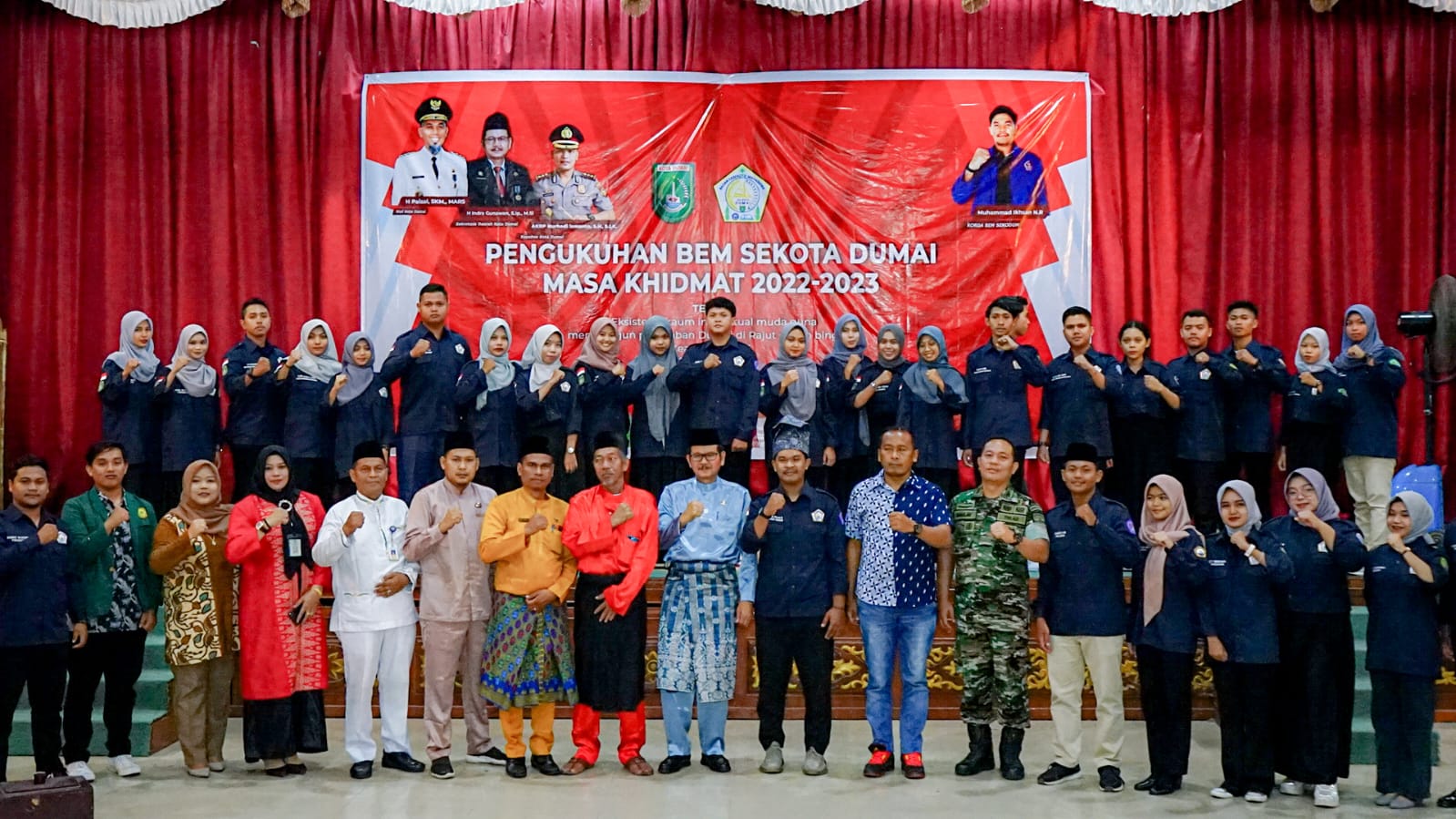 Pengukuhan BEM Se-Kota Dumai, Sekda: Berkontribusi Dalam Pembangunan Daerah