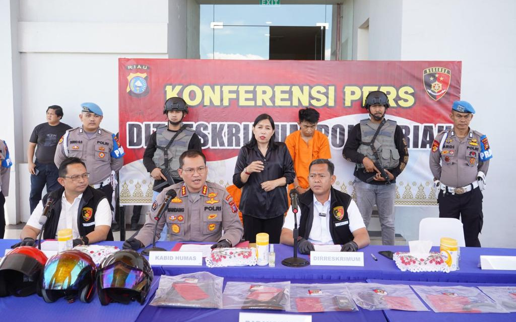 Polda Riau Riangkus 3 Komplotan Jambret 119 TKP, Satu Korbannya Meninggal Dunia