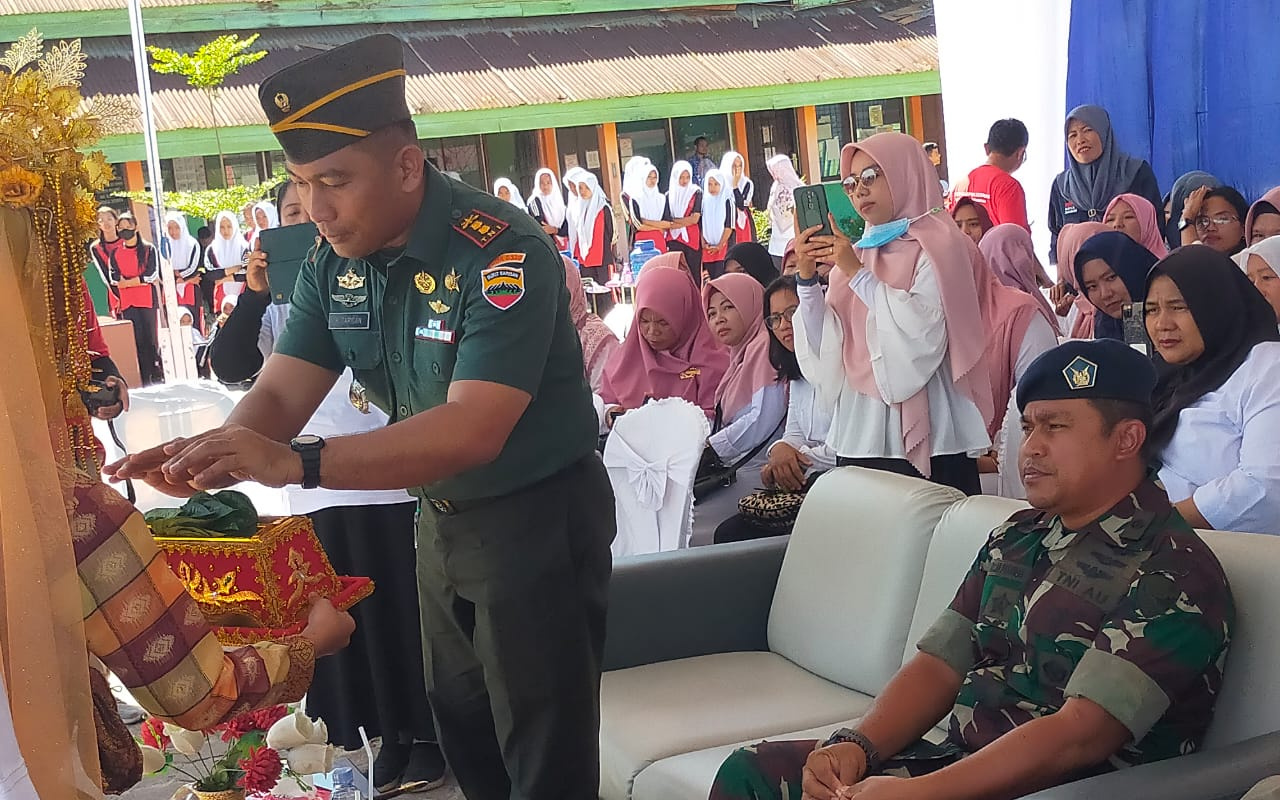 Dandim Dumai Turut Memeriahkan launching Kampung Germas Perdana Tingkat Provinsi Riau