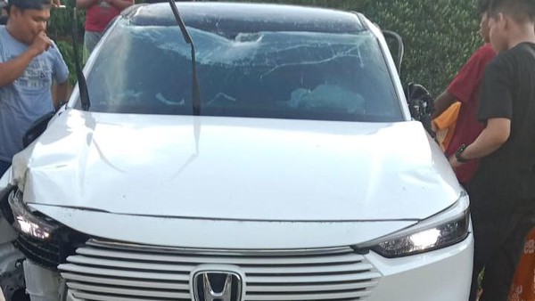 Kronologi ABG Nyetir Mobil HR-V Temannya: Joget, Nabrak Pohon, Ending-nya Nangis Kejer