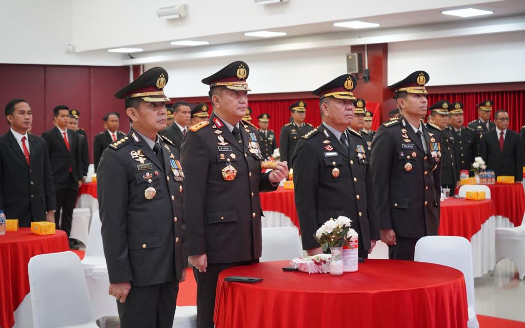 Kapolda Riau Ikuti Upacara Peringatan Hari Lahir Pancasila Secara Virtual