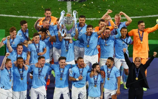 Viral Pemain Man City Ucap Alhamdulillah Usai Juara Liga Champions
