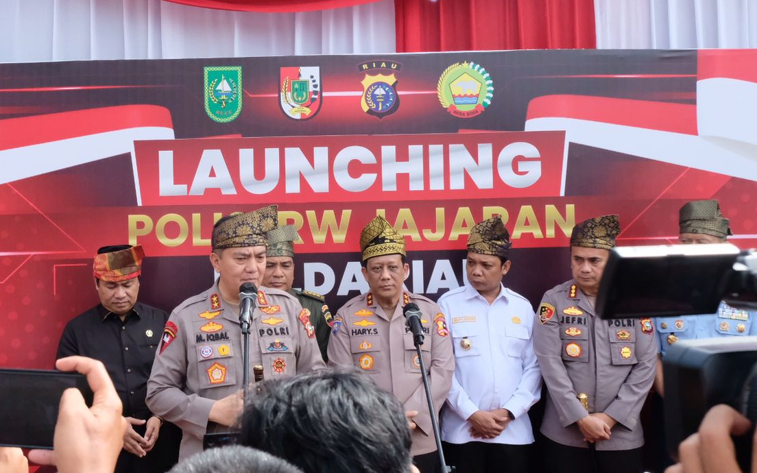 Launching Polisi RW, Polda Riau Tingkatkan Keamanan dan Pendekatan Dengan Masyarakat