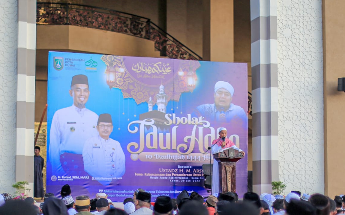 Idul Adha 2023, Wako Dumai: Mari Kita Hidupkan Semangat Berbagi Kepada Sesama