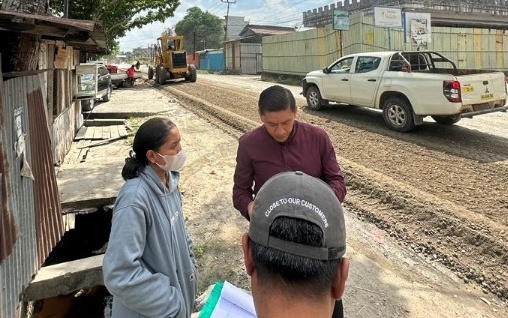 PUPR Pekanbaru Tinjau Perbaikan Jalan Pemuda di Kecamatan Payung Sekaki