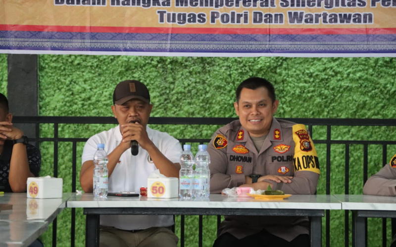 Kapolres Dumai Coffee Morning Bersama Wartawan, Ketua PWI: Bentuk Sinergitas