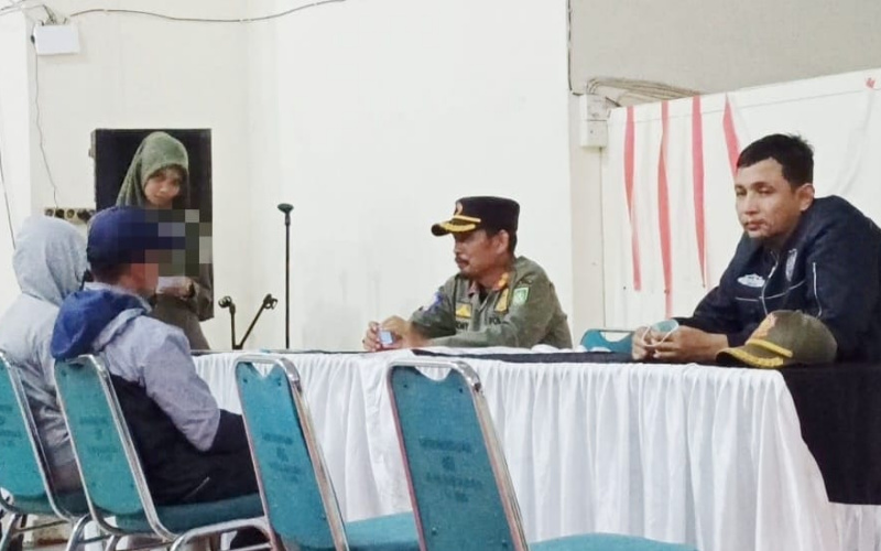 Satpol PP Dumai Amankan Lima Pasang yang Bukan Suami Istri di 3 Wisma Berbeda