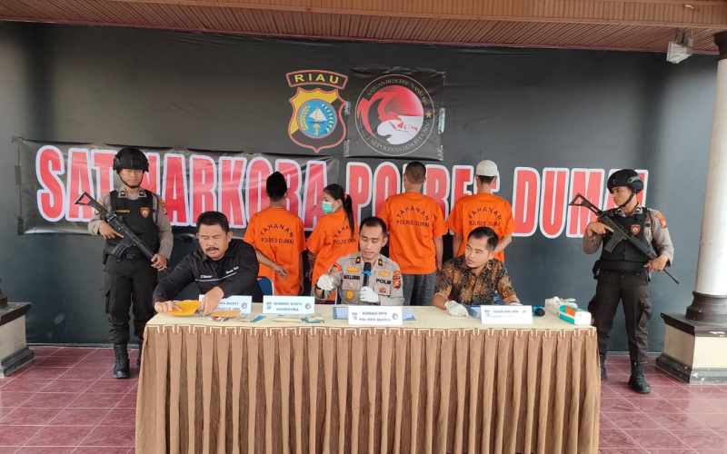 Pengedar Sabu Kembali Diringkus Polres Dumai, Terancam Hukuman Mati