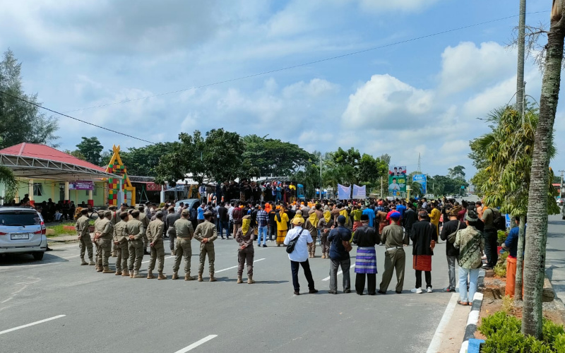 Bagi Rempang-Galang, 58 Aliansi Dumai Orasi Dukungan