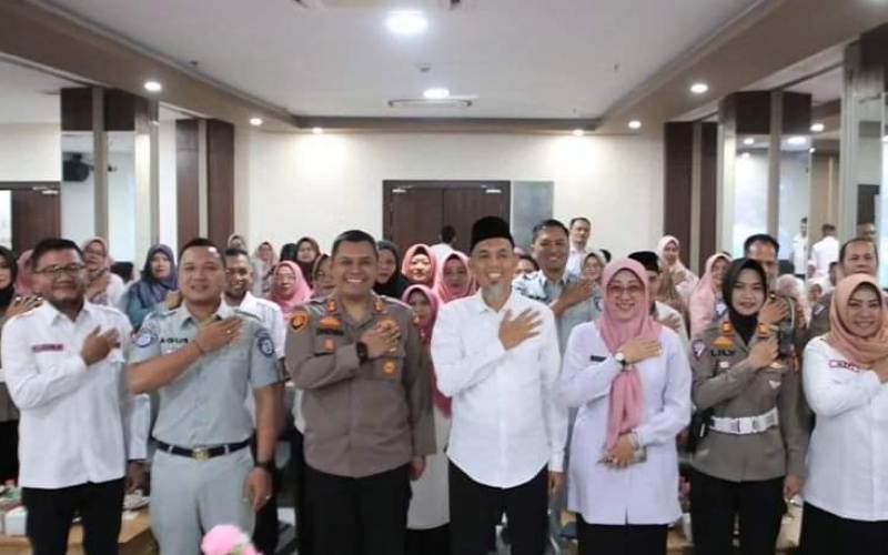 Pemko Bersama Polres Dumai Sosialisasi Tertib lalu Lintas Bagi Pelajar