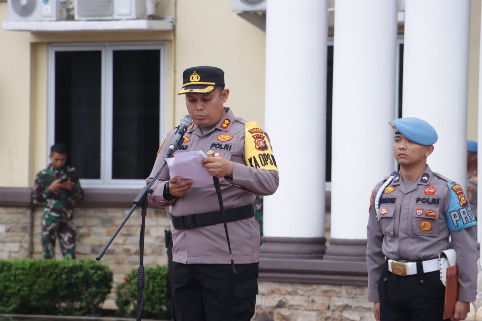 Pengamanan Tahapan Kampanye Pemilu, Polres Dumai Gelar Apel Siaga