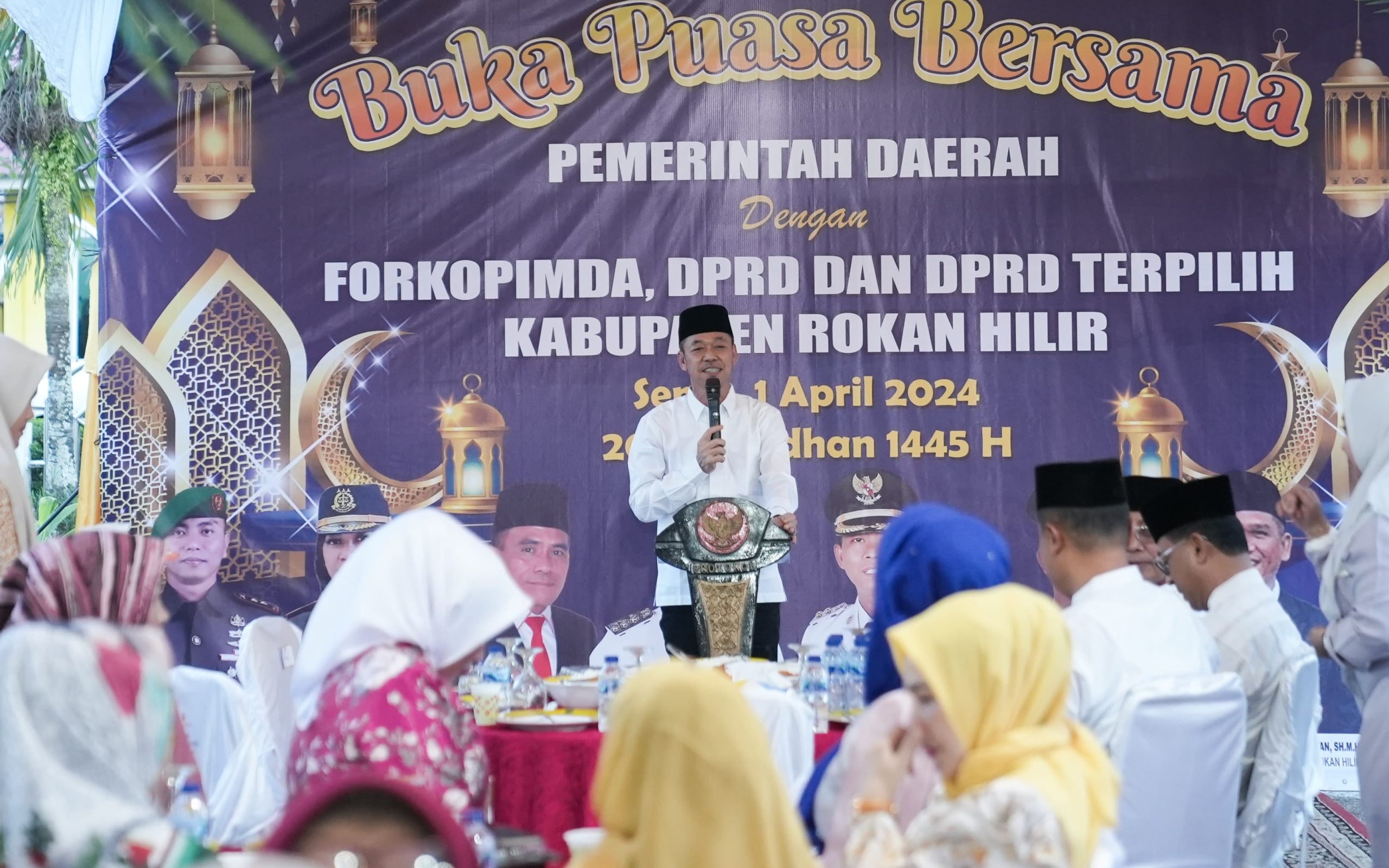 Pemkab Afrizal Bukber Bersama Forkompinda dan DPRD Rohil Terpilih