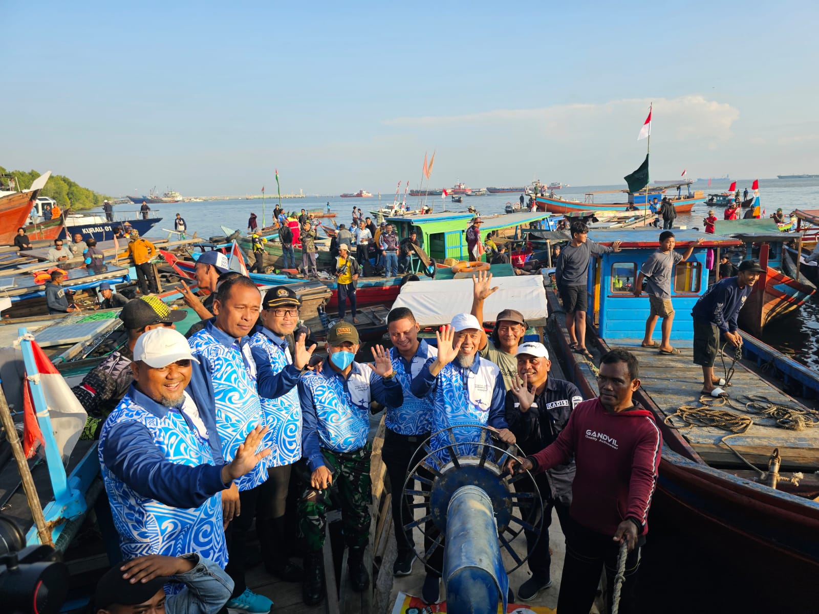 Woow,... 700 Peserta Meriahkan Lomba Mancing Pesta Rakyat Pesisir Dumai